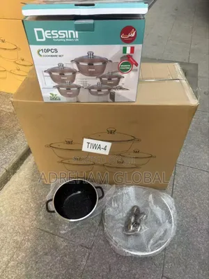 Dessini 10pcs Granite Cookware Pot Set