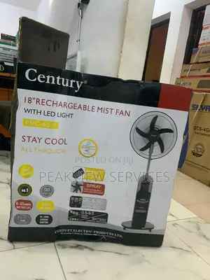 Century 18' Mist Fan - Long Lasting Cooling for Any Room