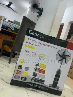 Comfort Meets Convenience - Century 18'rechargeable Mist Fan