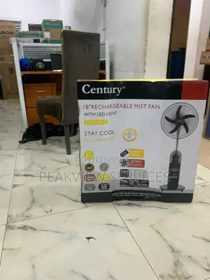 Century 18' Mist Fan - Cool Air + Water Mist for Relief