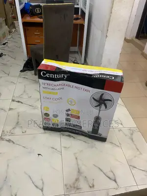Get Misty, Stay Cool - Century 18' Rechargeable Mist Fan