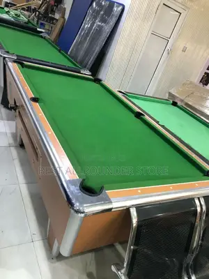 British Luxury Coin Operated, Marble Top Snooker Board