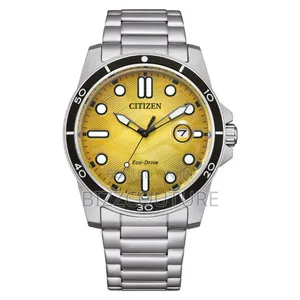 Original Citizen Men's Sporty Analogues Yellow Dial Watch