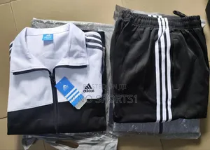 Adidas Wool Tracksuit (Black White)