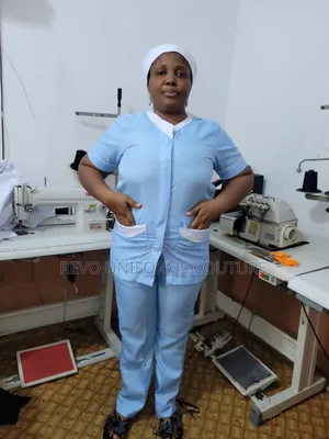 Sky Blue Nanny's Uniform