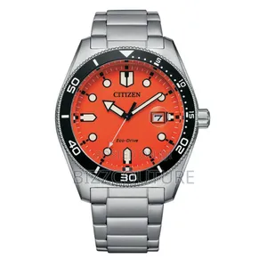 Original Citizen Men’S Sporty Analogue Red Dial Silver Tone