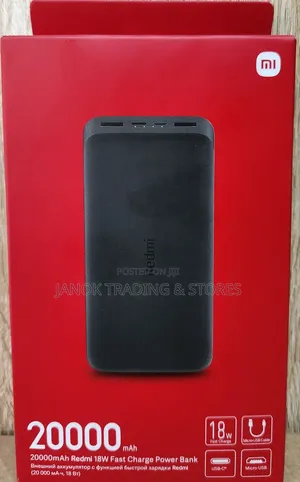 20000mah Capacity Redmi 18w Fast Charge Power Bank
