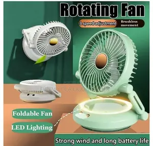 Foldable Fan With Led Light