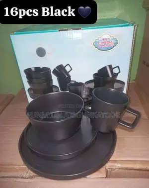 Black16pcs Dinner Set