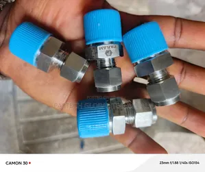 1/2" X 3/8" Straight Connector (Swagelok)