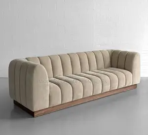 3 Seater Strip Design Sofa of for Grab