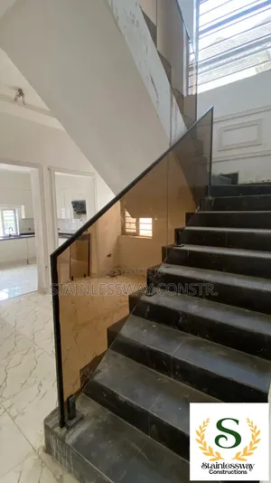 Tinted Beautiful Glass Railing for Your Building