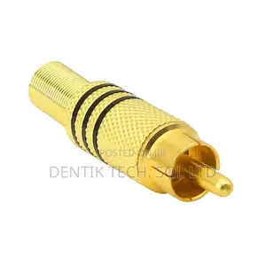 Pack of Rca Audio Plug, Av Stereo Coaxial Audio Screwless