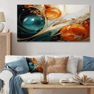 Frameless Colourful Canvas Print