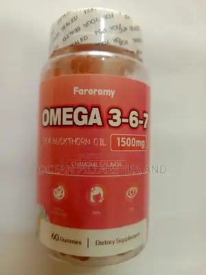 Faroromy Omega 3-6-7 Sea Buckthorn Oil 1500mg 60 Gummies