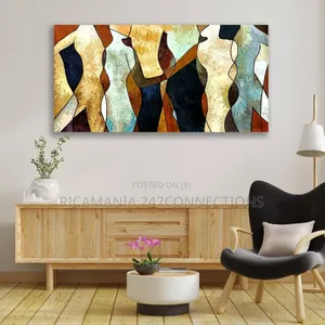Abstract Canvas Frameless Artwork