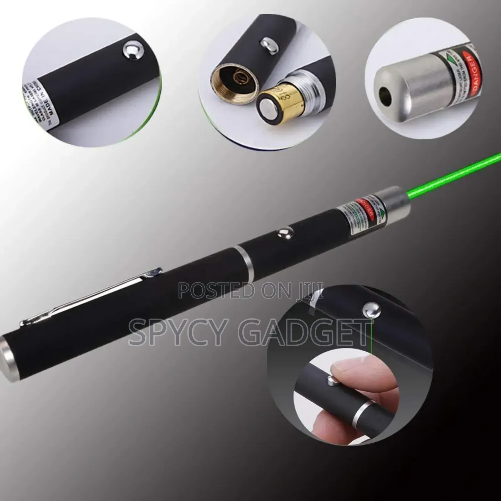 Green Beam Multifunction Laser Pen With Adjustable Cap