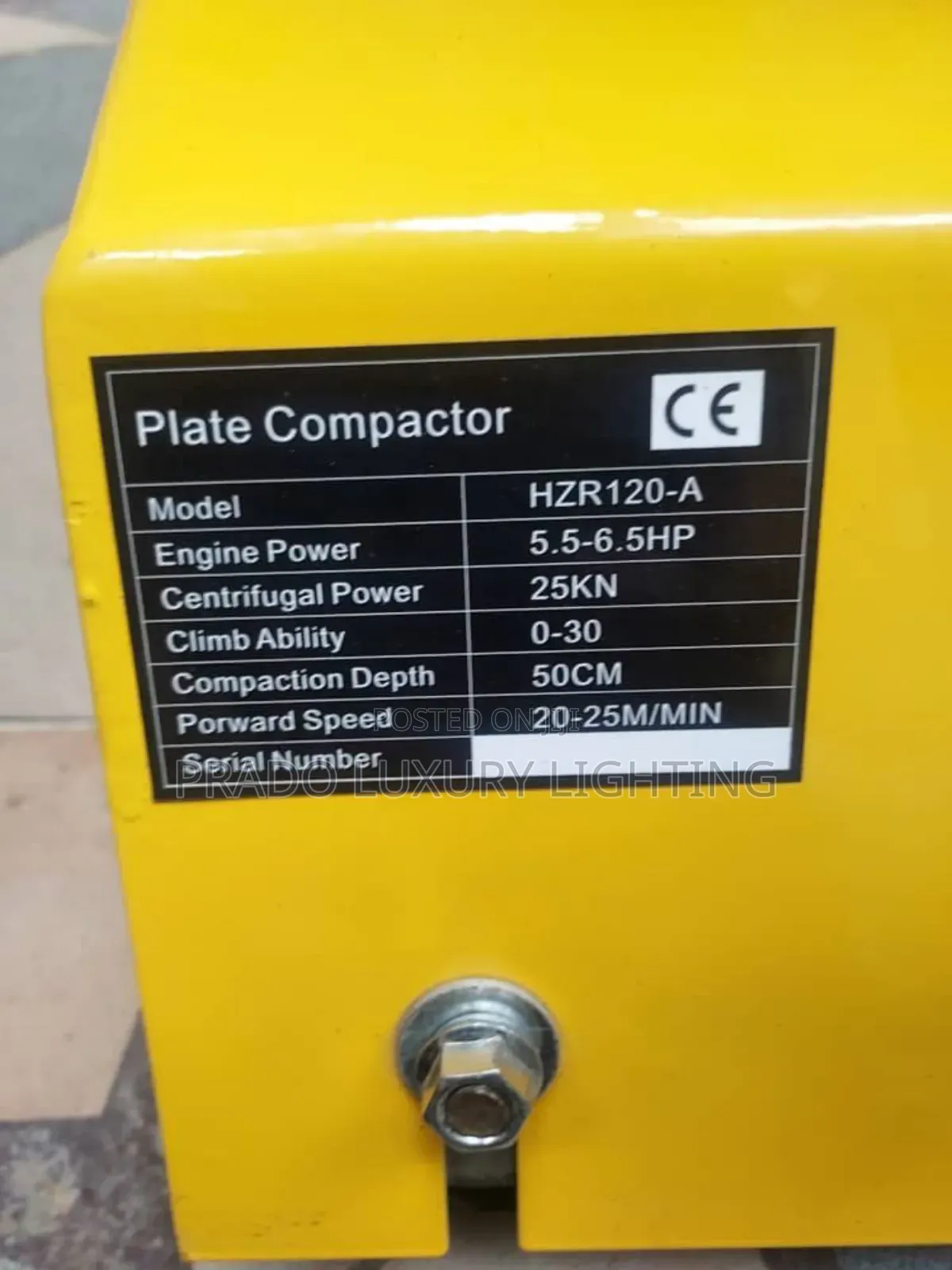 Plate Compactor