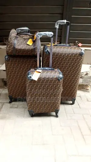 Set of 4 Fendi Luggage Traveling Box
