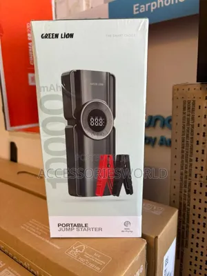 Green Lion Portable Jump Starter With Air Pump