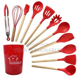 Silicon Cooking Spoon Set of 12pieces