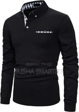 Classic Designer Longsleeve Polo Shirt
