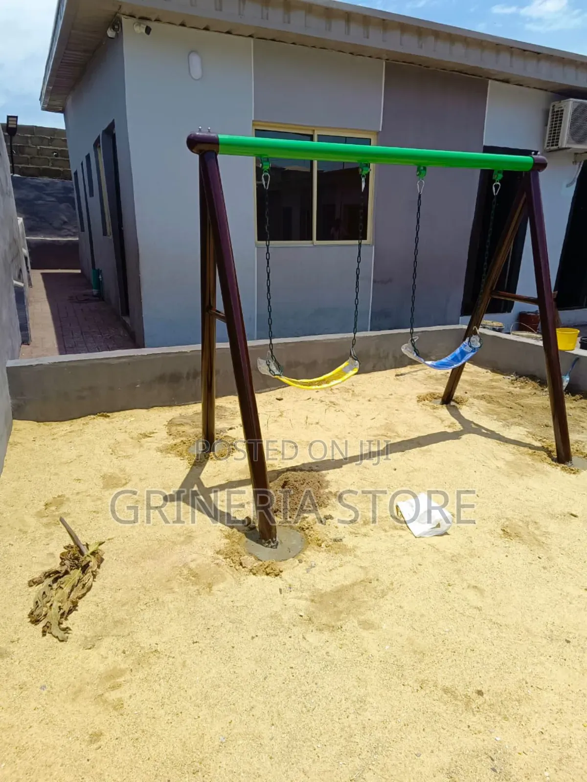 2 Seaters Iron Swing