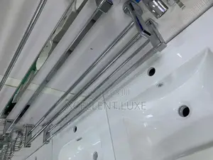 90cm 2in1 Heavy Gauge Towel Rack