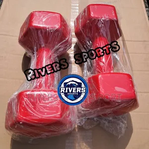 A Pair of 8kg Vinyl Dumbbell
