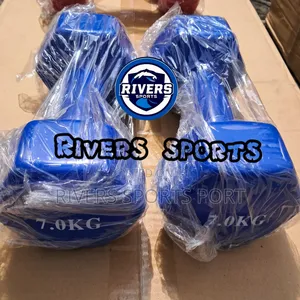 A Pair of 7kg Vinyl Dumbbell