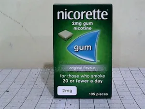 Nicotine Gum Helps You Quit Smoking. Stops It's Carving