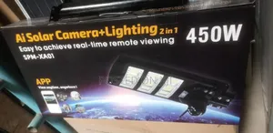 450w All in One Solar Street Light With 360° View Camera
