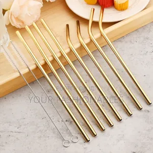 Reusable Metal Straw ( Gold)