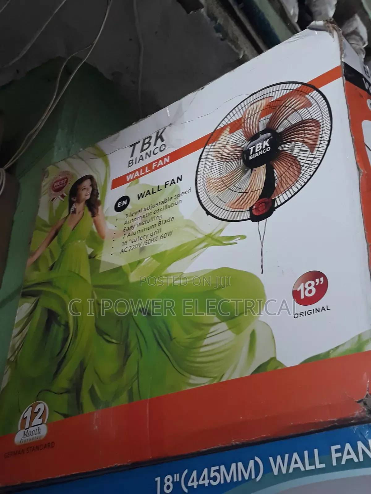 TBK Electric Standing Fan