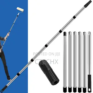 Paint Roller Extension Pole 2.4m 6 Segmented Steel Pole