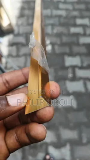 L-Shape Gold Iron Profile