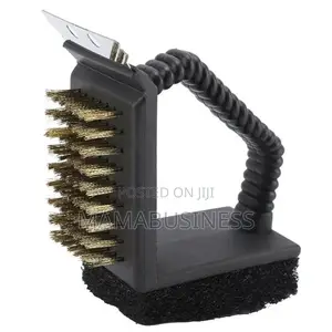 3 in 1 Barbed Wire Barbeque Brush Cleaner