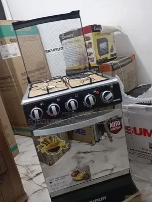 Skyrun Gas Cooker(3 Burners+1 Electric Hotplate)