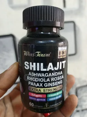 Winstown Shilajit Panax Ginseng Ashwagandha - 60 Capsules
