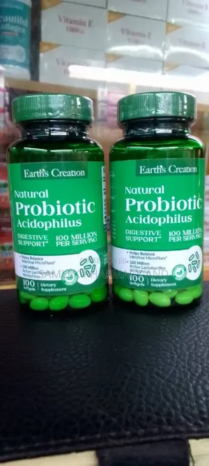 Earth Creation Natural Probiotics Acidophilus -100softgel