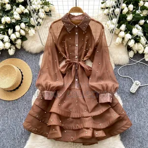 Luxe Studded Damsel Layers Dress