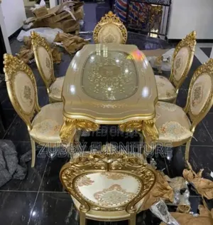 High Quality and Imported Royal Turkey Dining Table by 6