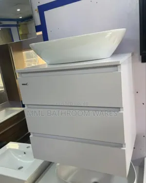 Wall Mounted Cabinet Basin With Three (3) Drawers