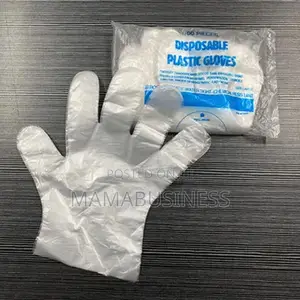 Disposable Plastic Gloves - 50pcs