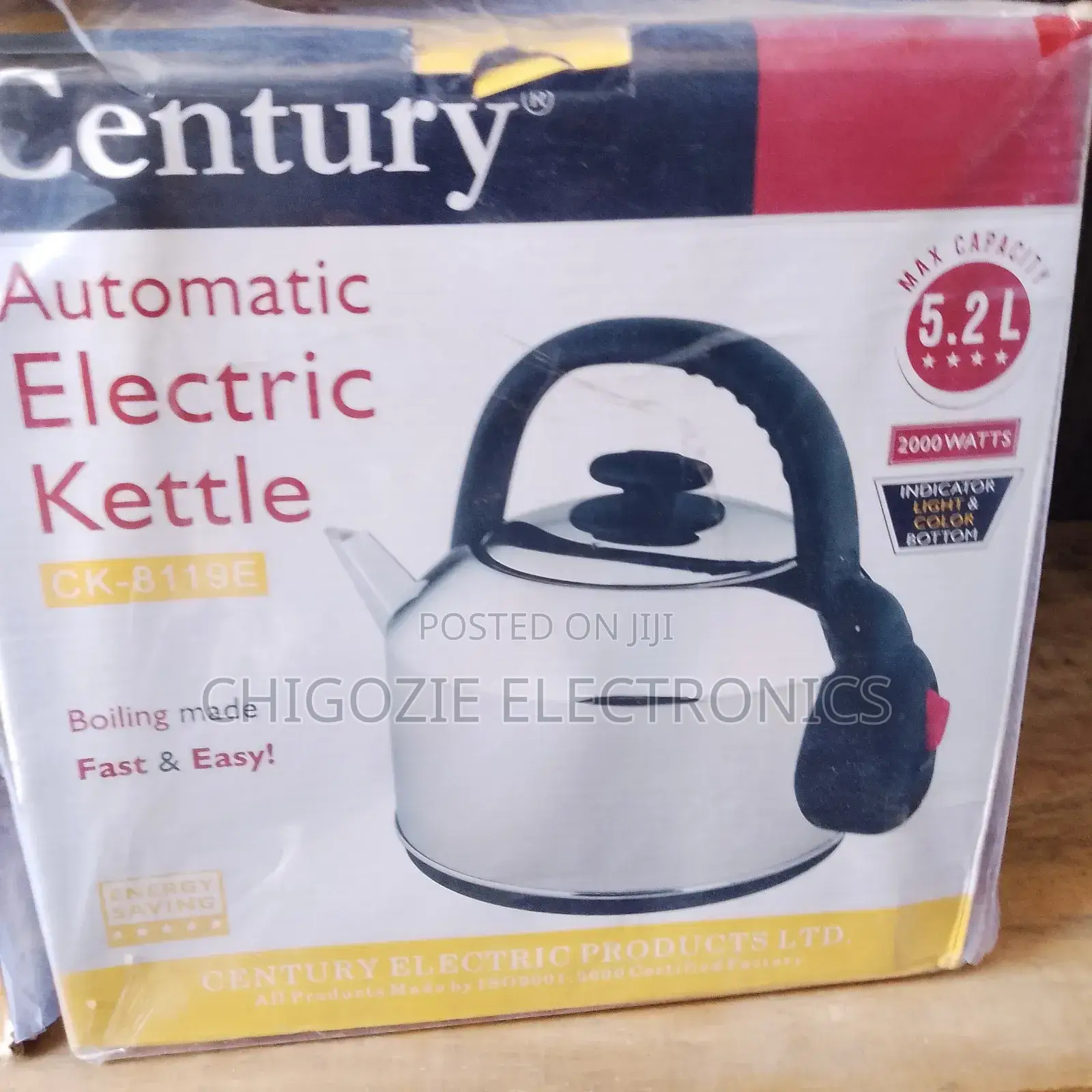 Century 5.2l Kettle