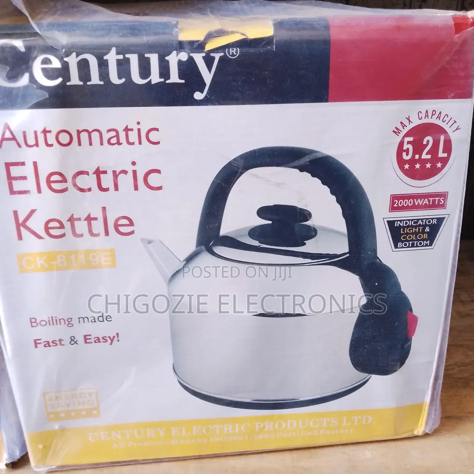 Century 5.2l Kettle