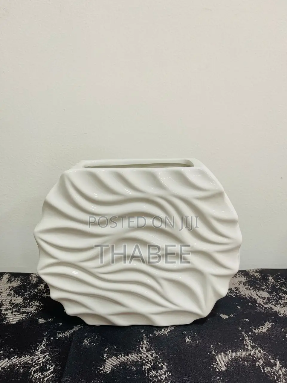 Wavy Ceramic Vase