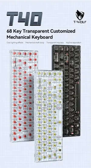 Twolf Transparent Mechanical Keyboard