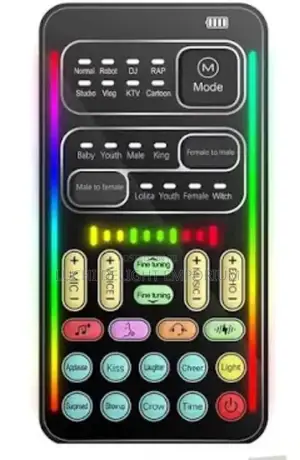 I9 Sound Card Audio Voice Changer Portable Live Sound Card