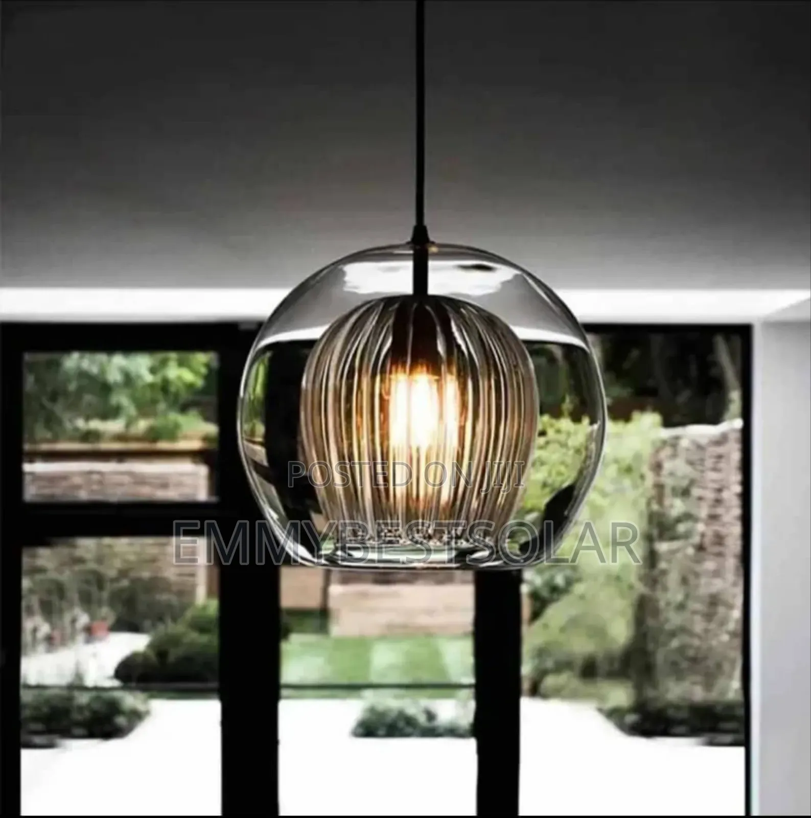 Transparent Shaded Glass Dropping Light